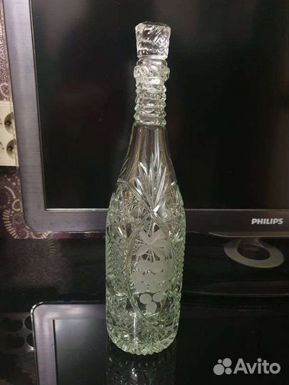 Хрустальная бутылка СССР