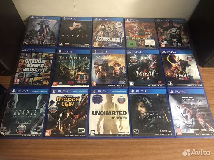 Коллекция игр на PS4