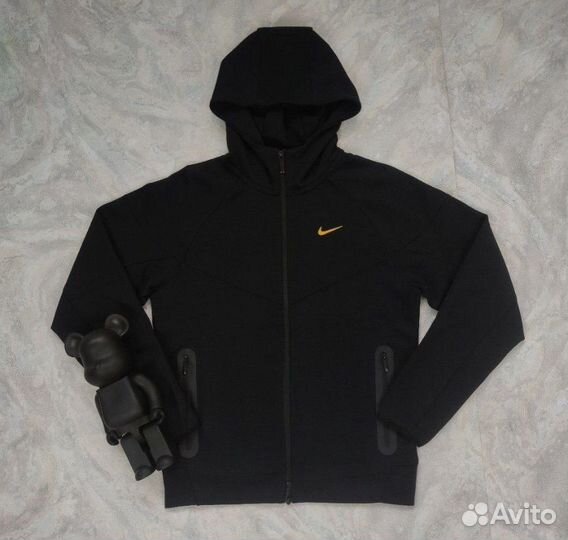 Зип худи Nike texh fleece nocta черная (drill)