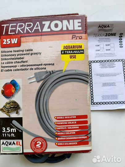 Термо шнур грелка террариум