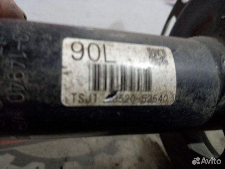 Стойка передняя левая Toyota Aqua NHP10 1nzfxe