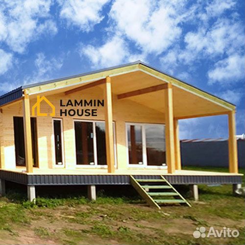 Дом из SIP-панелей, стиль Barn House