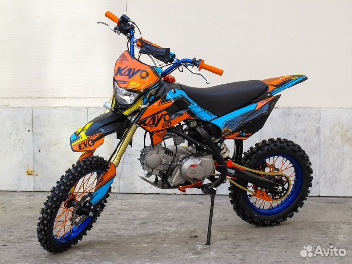 Питбайк kayo evolution yx125em 17/14 krz (механ. с