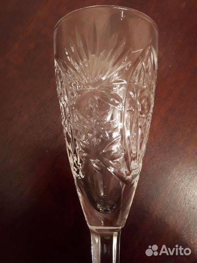 Хрустальные рюмки с графином СССР