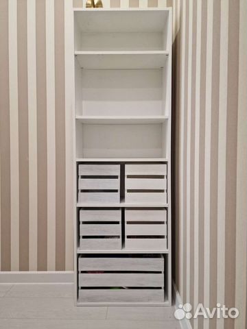Стеллаж икеа IKEA и деревянные ящики купить в Москве | Товары для дома ...