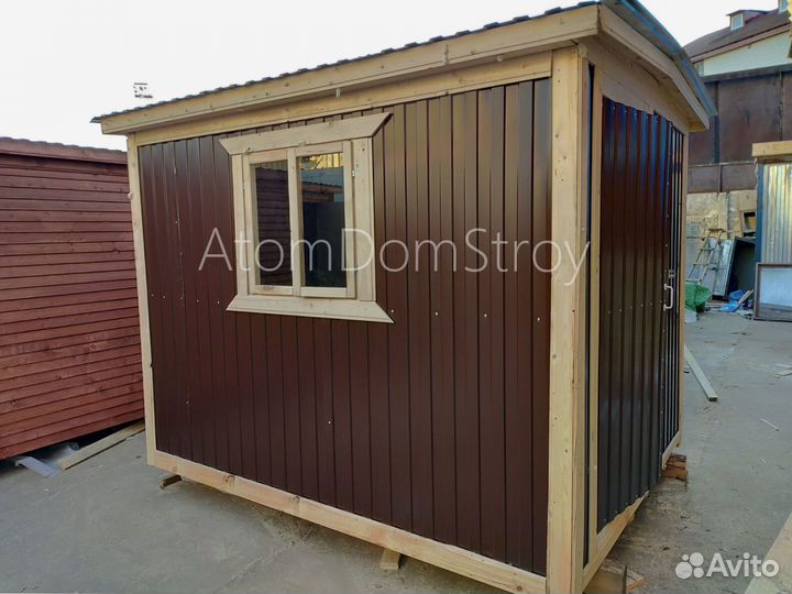 Новые деревянные бытовки