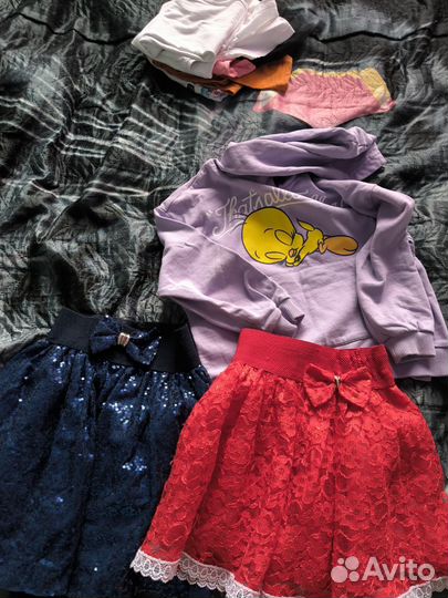 Детские вещи пакетом для девочки 6-7 лет