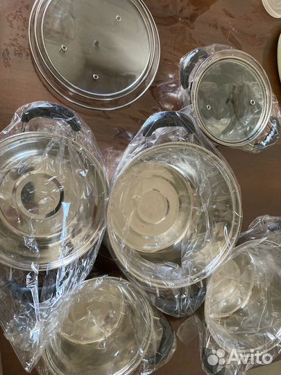 Набор из 5 Кастрюль с крышками из нержавейки