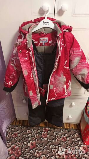 Утеплённый комбинезон для девочки Oldos