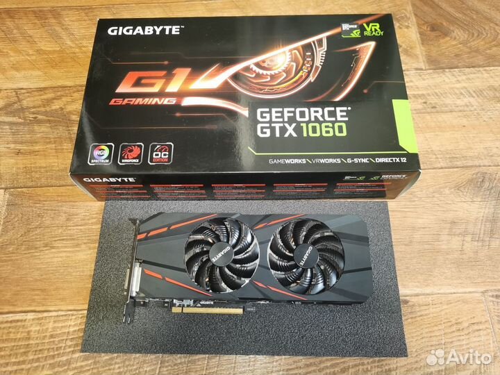 Видеокарта gtx 1060 6gb gigabyte