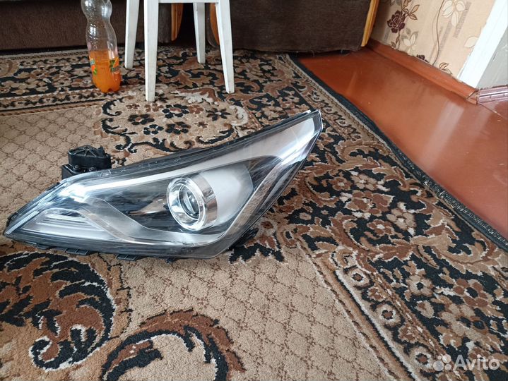 Фары на hyundai solaris с линзами