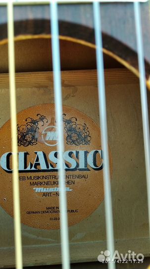 Классическая гитара.Musima