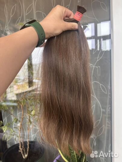 44см,76гр Донорский срез волос натуральные