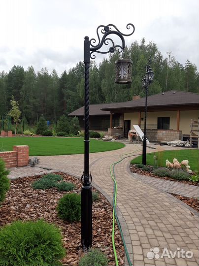 Садовые фонари столбы