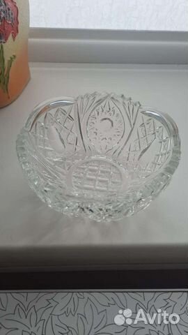 Хрустальная ваза