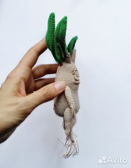 Мандрагора вязаная игрушка