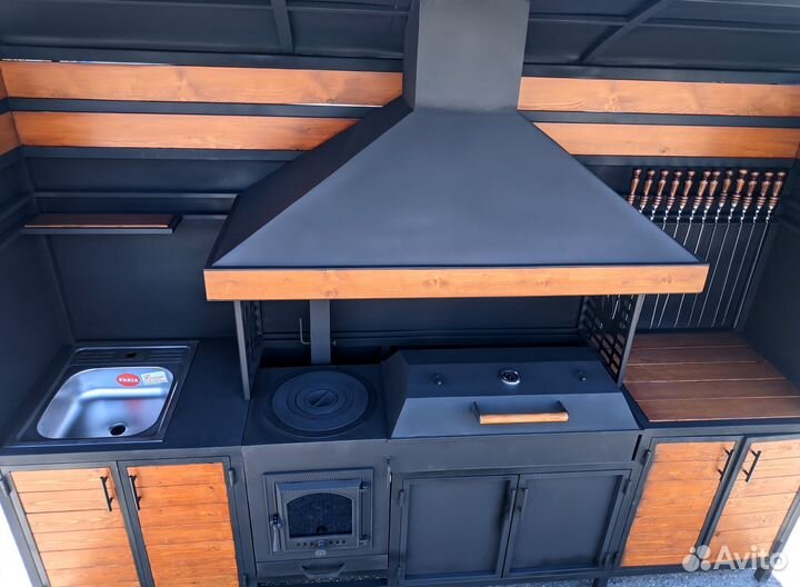 Казан, мангал 6 мм, мангальная зона, гриль,барбекю