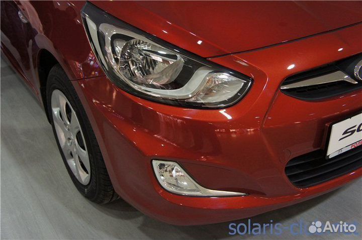 Передняя оптика Hyundai Solaris (хундай солярис)