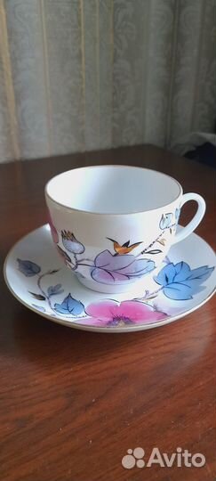 Сервиз фарфоровый чайный Розовая ветка лфз