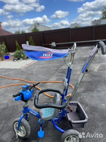 Велосипед с родительской ручкой