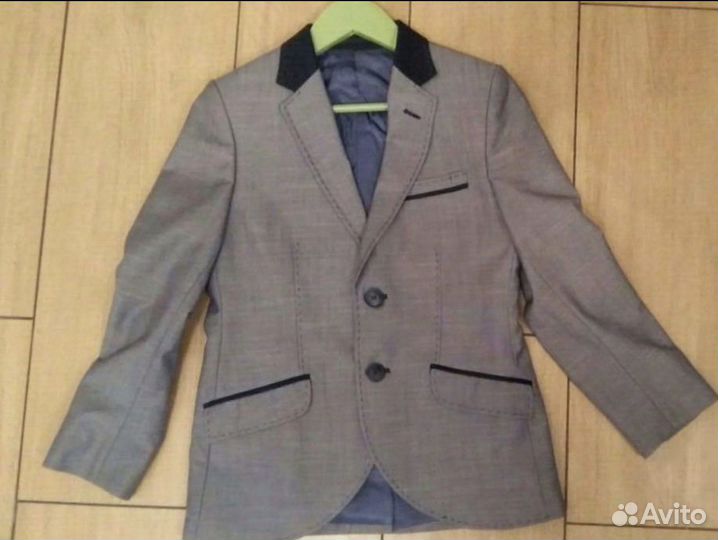 Пиджак школьный для мальчика 134