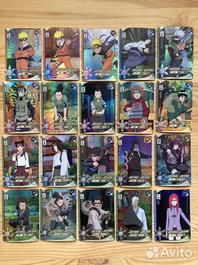 Коллекционные карточки по Наруто