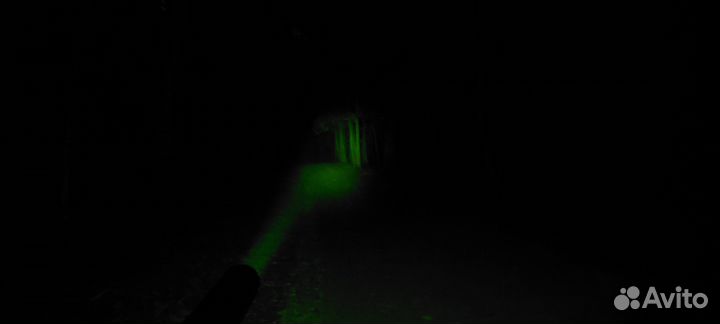 Фонарь Convoy S21B зелёный свет, новый