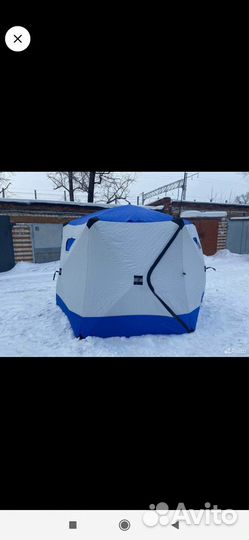 Новая зимняя трёхслойная палатка