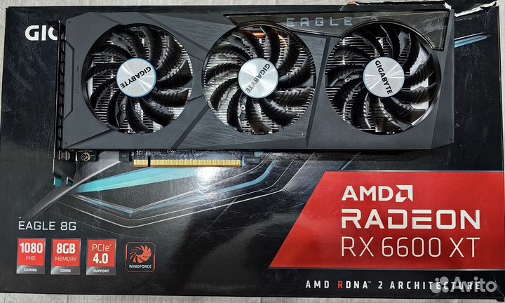 Видеокарта RX 6600 XT 8 GB (возможен обмен)