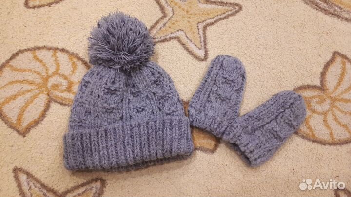 Next набор шапка+ пинетки