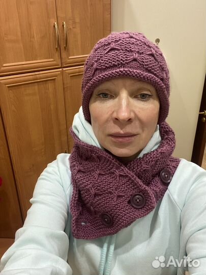 Шапка вязанная женская