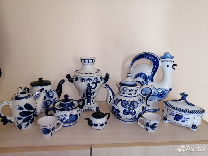 Чайный сервиз Гжель