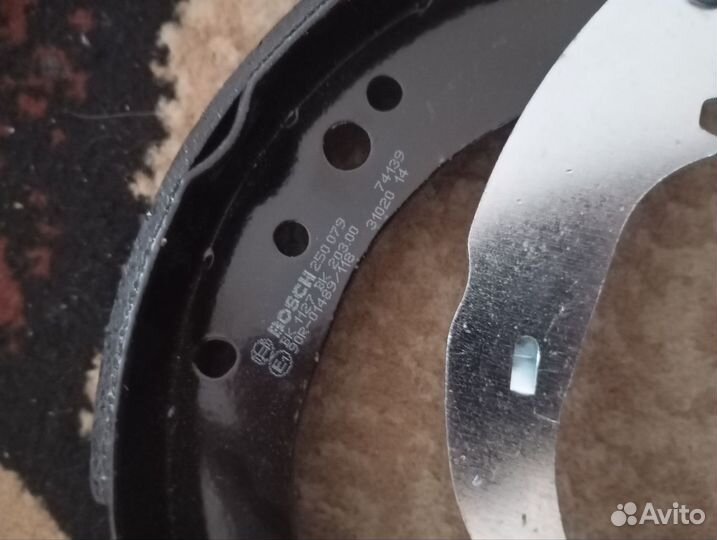 Тормозные колодки citroen 2 пары