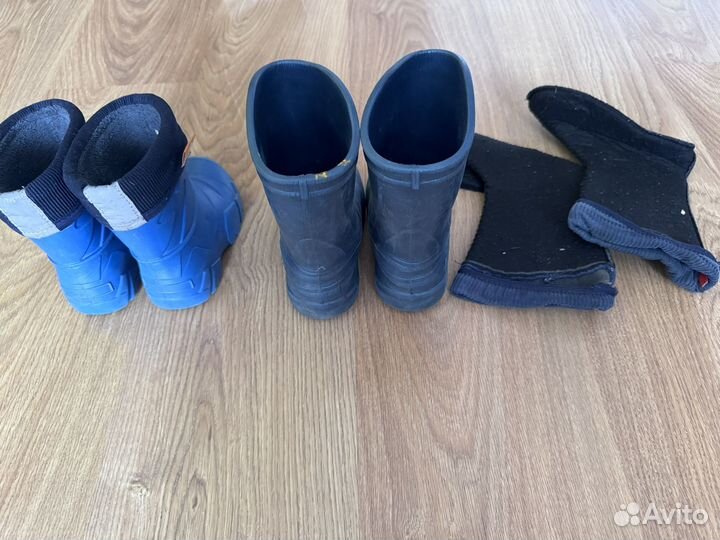 Резиновые сапоги Nordman 22-23 и Lemigo 26-27