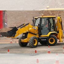 Аренда экскаватора погрузчика JCB