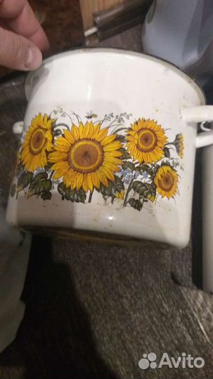 Бидон алюминиевый плюс кастрюля СССР