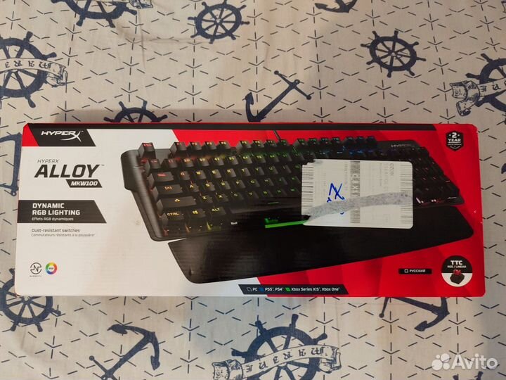 Клавиатура Hyperx alloy mkw100