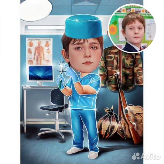 Цифровой шарж