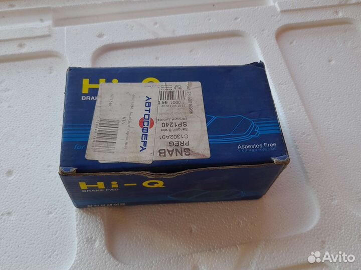 Тормозные колодки на hyundai i30, kia ceed