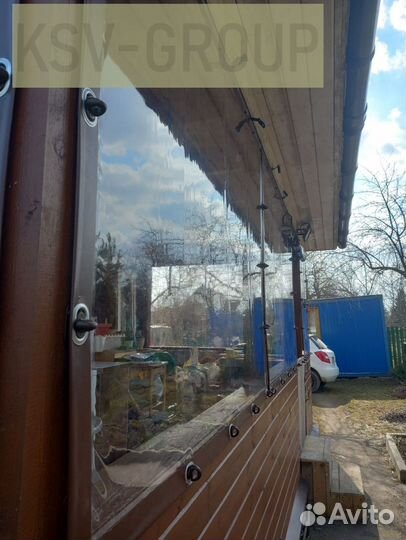 Мягкие окна для беседки