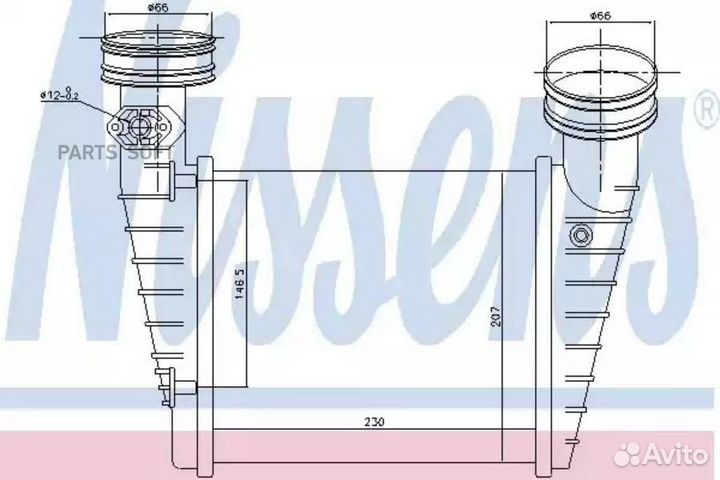Интеркулер skoda superb (2002) 1.8