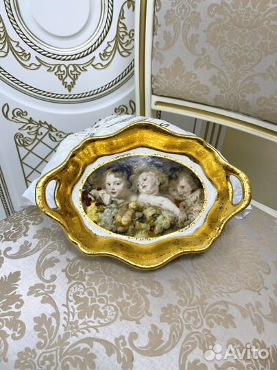 Ваза, блюдо для орешков, печеньев Италия