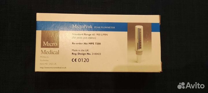 Пикфлоуметр MicroPeak