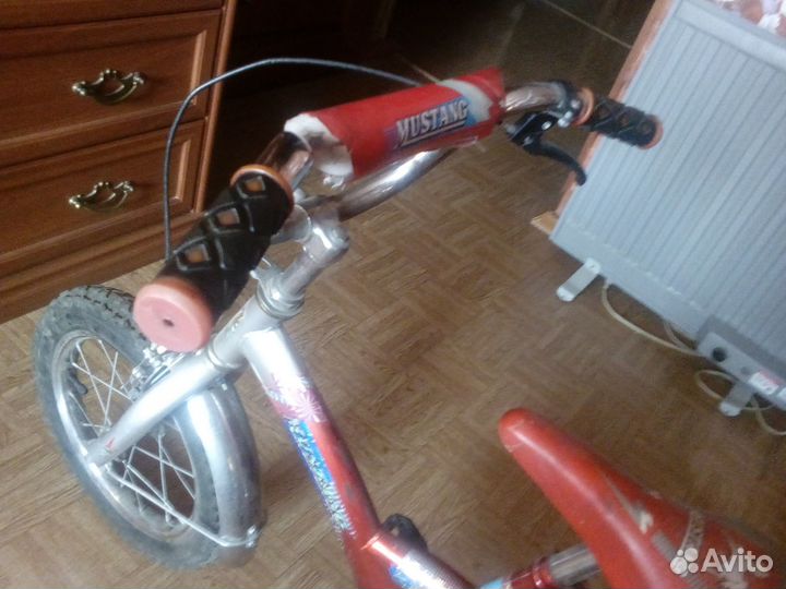 Велосипед мustang детский,3х кол-й,14*2.125