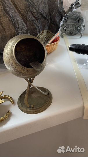 Пепельница бронза