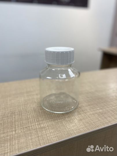 Бутылка стекляная с делениями мерная 0,5 л