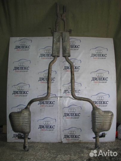 Глушитель в сборе Audi A6 (C6 4F) 2004-2011