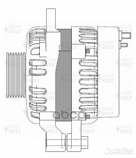 Генератор для а/м Chery Amulet A15 (06) 1.6i 90A