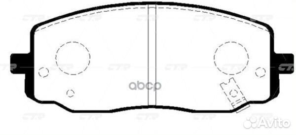 Колодки тормозные Kia Picanto 1.0/1.1D 04 (стар