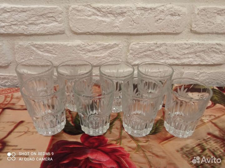 Стопки хрустальные СССР, 6шт